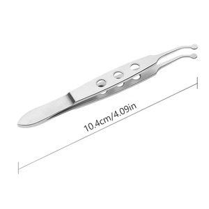 1 unidad Pinza de masaje de acero inoxidable/titanio para glándulas de Meibomio y párpados, herramienta oftálmica, 6 tipos opcionales - Product Image 1