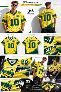 Camiseta de Fútbol Americano Y2K Premium Oversized Sublimada, Superventas, Transpirable, Estilo Urbano Holgado, Cuello en V, Retro - Product Image 3