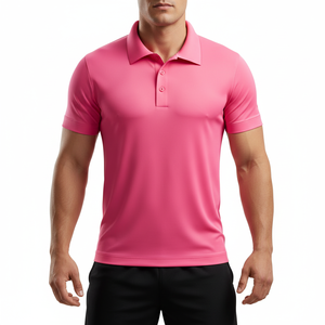 Camiseta Polo de Poliéster y Elastano con Logotipo Personalizado Bordado, Uniforme Empresarial, Camiseta Polo de Secado Rápido para Deportes y Golf, para Hombre y Mujer - Product Image 3