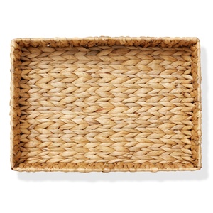 Top choice water hyacinth container storage <b>basket</b> for bathroom high quality woven deep organizer <b>baskets</b> - Product Image 6