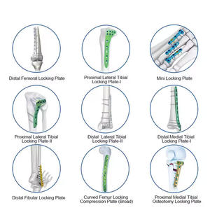 Ensemble de plaques de fixation orthopédiques en acier inoxydable |   Instruments chirurgicaux pour traumatismes osseux, instruments manuels Surgiright - Product Image 2