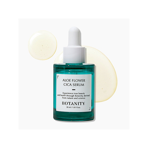 BOTANITY 30ml Organic <b>Oil</b>-<b>Free</b> Natural Korean Skin Care Serum Anti-Aging Anti-Wrinkle <b>Moisturizer</b> for Women Aloe Flower Cica - Product Image 2
