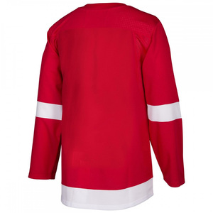 Ultima <span class=keywords><strong>Maglia</strong></span> da Hockey su Ghiaccio Red Wings per Uomo, Rossa a Maniche Lunghe, Logo della Squadra Sublimato, Traspirante in Poliestere, Uniforme con Collo a Girocollo - Product Image 6