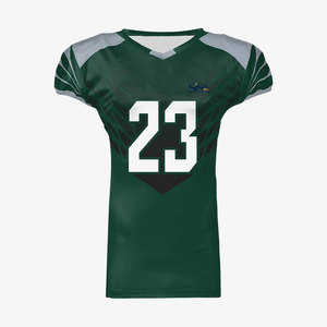 Maillot de football américain professionnel respirant, design athlétique, vêtements de sport confortables, moderne, manches courtes, écologique - Product Image 1