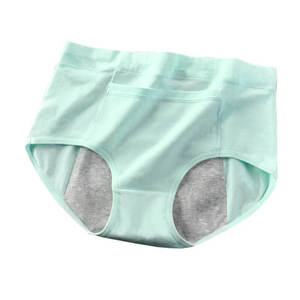 Ropa Interior Protectora de Alta Calidad al por Mayor para Niñas, Bragas Menstruales Fisiológicas para Mujeres, a Prueba de Fugas, 100% Algodón - Product Image 2