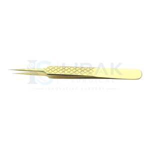 Pince à épiler de précision antistatique en acier inoxydable à pointe affûtée pour séparation des cils, modèle Ijrak chirurgical amélioré, vente en gros - Product Image 6