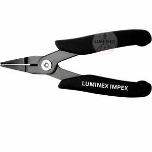 Tsunoda FB-140 High Quality Light Weight Flush Bender <b>Pliers</b> 5.5 Inch <b>Round</b> Flat <b>Nose</b> <b>Pliers</b> for Jewelry Making Stainless Steel - Product Image 2