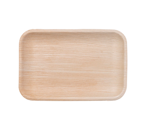 Assiettes rectangulaires jetables en fibre de palmier Areca, qualité éprouvée, best-seller, idéales pour servir les repas, provenant d'un vendeur indien. - Product Image 1