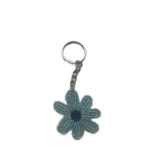 Stylish Bohemian Style Seed Bead Tassel <b>Key</b> Ring <b>Holder</b> Premium Colorful Seed Bead Animal Pattern <b>Key</b> Attachment - Product Image 1