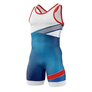 Trajes de Lucha Libre Personalizados Sublimados, Impermeables, Ligeros y Reversibles, Estilo USA y Japón, Kit de 2 Piezas - Product Image 3