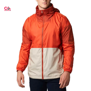 Manufacturers Custom <b>Winter</b> Windbreaker Zip-Up Hoodie <b>Waterproof</b> Breathable Front Nylon Vintage Lightweight Windproof <b>Jacket</b> <b>Men</b> - Product Image 1