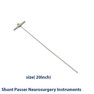 <b>Neurosurgery</b> <b>Instruments</b> Manual Shunt Passer 20INCH High Quality Stainless Steel CE ISO Hospital Use Class II ASLING AI-NSS-06 - Product Image 3