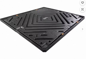 พาเลทกล่องพลาสติก HDPE แบบซ้อนได้พร้อมฝาปิด สำหรับยกด้วยรถยก 4 ทิศทาง  ภาชนะบรรจุพลาสติกสำหรับงานหนัก - Product Image 2