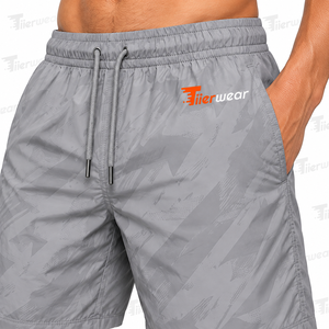 Shorts coupe-vent pour homme, légers, à séchage rapide, pour la plage, athlétiques, décontractés, parfaits pour les vacances d'été. - Product Image 5