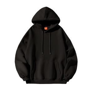 Sweat-shirt à capuche pour homme d'hiver, marque pour homme, couleur unie, haut à capuche, streetwear décontracté, manches longues, vêtements de sport chauds, tendance - Product Image 2
