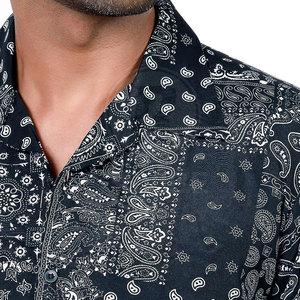Vêtements de nuit pour hommes, combinaison de sommeil décontractée, confortable, douce au toucher, tissu respirant - Product Image 6