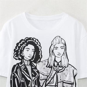 Vente en gros de t-shirts pour femmes sur mesure de haute qualité, ajustés, élégants, confortables, légers, à porter tous les jours pour toutes les occasions - Product Image 6
