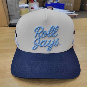 Made in Vietnam Vendor, Personalize 3D Embroidery Structured 5 Panel Cotton Adult Baseball <b>Hat</b> for Casual Wear, Timeless Style - Product Image 1