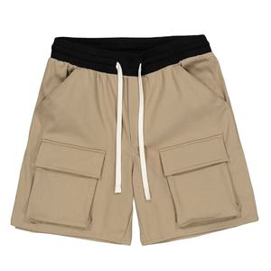 Short cargo en polyester respirant avec impression de conception personnalisée Short de jogging OEM Short grande taille d'été avec logo personnalisé - Product Image 1