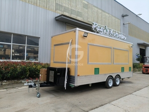 Remolque de Comida Móvil YITUO FS550 Totalmente Equipado, con Rastreo GPS, Estructura de Aluminio, Certificado ISO/CE, para Servicio de <span class=keywords><strong>Pizza</strong></span>, Café y Comida Rápida - Product Image 2