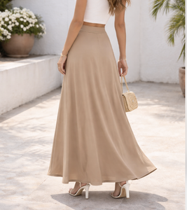 Fabricante de ropa en Vietnam, falda midi, OEM, ODM, ropa de mujer, etiqueta personalizada, tela personalizada, ropa al por mayor - Product Image 3