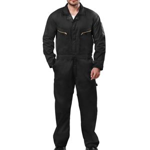 ชุดจั๊มสูทช่างซ่อมผ้าหนาทนทานปักโลโก้ตามสั่งสำหรับผู้ชายพร้อมซิปด้านหน้า รุ่น 2026 - Product Image 1