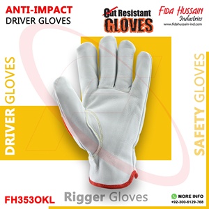 Top Quality Impact Protective Custom <b>Driver</b> <b>Gloves</b> for Daily Use 2024 Wholesale Impact <b>Driver</b> <b>Glove</b> Leather <b>Gloves</b> From Pakistan - Product Image 4