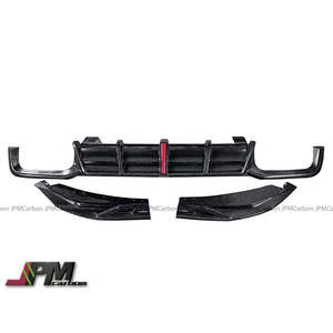 ตัวกระจายแสงด้านหลังคาร์บอนไฟเบอร์สไตล์ jpmae 3ชิ้นสำหรับ2018-2021สำหรับ BMW F97 X3M F98 X4M - Product Image 3