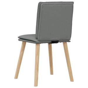 Juego de 4 Sillas de Comedor Gris Oscuro - Product Image 6