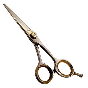 Professional Hair Scissors Stainless Steel Sharp Blade Right Handed <b>Long</b> <b>Handle</b> Red Accented Salon <b>Shears</b> 6.5 Inch - Product Image 6
