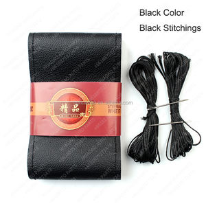 Accessoire d'intérieur de voiture Housse de <span class=keywords><strong>volant</strong></span> en cuir artificiel cousue à la main de grande taille respirante de haute qualité pour camion bus - Product Image 3