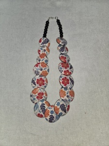 Abalorios Multicolor de Resina Hechos a Mano, Pintados a Mano, con Diseño Floral Personalizado, Joyería Promocional, Artesanía India Arif - Product Image 4