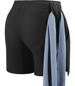 Pantalones Cortos Casuales para Hombre, Corte Clásico, 100% Algodón, Cintura Elástica, Personalizables, Antiarrugas, Multibolsillos, para Uso Diario - Product Image 4