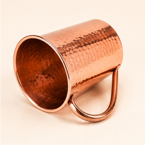 Taza Moscow Mule de Cobre Puro al por Mayor, 16oz, Hecha a Mano, Martillada, con Asa, Apta para Alimentos, para Bar y Restaurante - Product Image 6