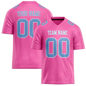 Maillot de football américain en tissu mesh respirant, chemise de sport athlétique, uniforme d'entraînement confortable, short de jeu - Product Image 5