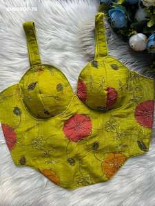 Última Colección, Blusa Elegante de Seda con Diseño de Alta Costura, Lista para Usar, Moda Femenina, Fabricante, Proveedor Indio - Product Image 6