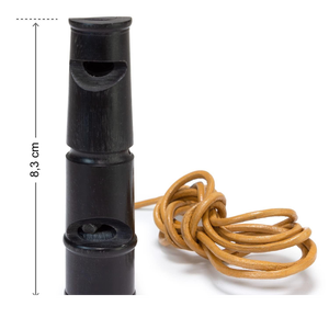 Nuevo Silbato de Cuerno de Búfalo Negro con Cordón de Cuero, Silbato Artesanal de Hueso, Silbato Pequeño de Hueso Económico, Proveedor Indio - Product Image 3