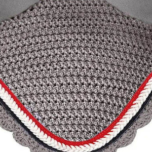 Custom Unique Design Horse Ear Bonnet Handmade Knitted Style Horse Ear Bonnet For <b>Equestrian</b> Products - Product Image 6