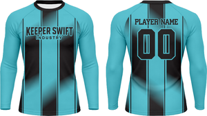 Nouveau design 2025 – Rashguard homme uni à manches longues pour le fitness - Product Image 1