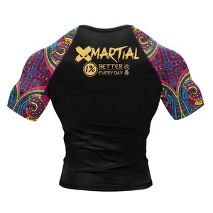 Rashguard de Poliéster y Spandex de Alta Calidad para MMA y BJJ, Personalizado con Logotipo, Compresión, Sublimación, Fortleo - Product Image 4