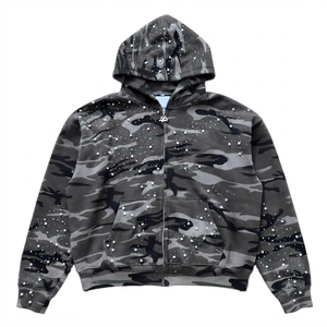 เสื้อฮู้ดผู้ชายสำหรับฤดูหนาว ผลิตจากโรงงานโดยตรง บริการ OEM ผ้าฝ้ายฟลีซ 100% ทรงปกติ ดีไซน์กระเป๋าแบบลำลอง ระบายอากาศได้ดี - Product Image 2