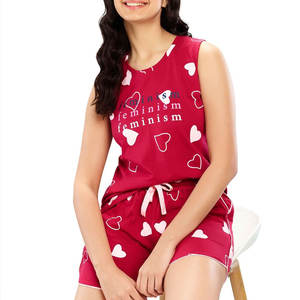 Ensemble short sans manches pour femme, facile à porter, 100% coton, respirant, séchage rapide, toutes saisons, décontracté pour toutes les occasions - Product Image 5