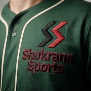 Conjunto de Uniforme de Béisbol Personalizado, Jersey con Botones y Pantalones con Bordado Tackle Twill para Equipos Juveniles y Adultos - Product Image 4
