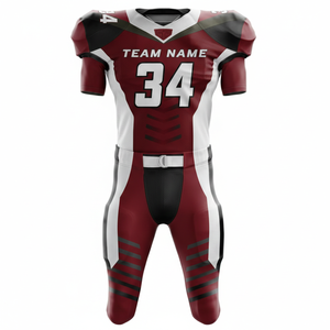 Uniforme de Fútbol Americano Personalizado 2026 |   Camiseta Deportiva de Manga Corta con Logotipo Personalizado, Diseño Impreso a Color |   Transpirable de Secado Rápido - Product Image 1