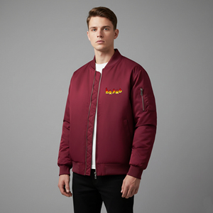Veste d'hiver pour homme de haute qualité 100% laine, style varsity, longue, à capuche, imperméable, respirante, streetwear décontracté - Product Image 1