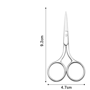 กรรไกรตัดแต่งคิ้วสแตนเลสทรงกลม เครื่องมือเสริมความงามระดับมืออาชีพ - Product Image 4