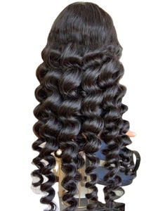 Perruque Lace Front en Cheveux Humains Vierges Remy à Cuticules Alignées pour Femmes Noires, Personnalisable, Colorée, Densité 180% - Product Image 1