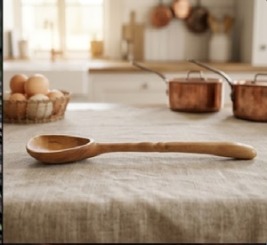Handcrafted Eco-Friendly Wooden Soup Ladle Long Handle Serving Spoon Natural Wood Kitchen <b>Cooking</b> Utensil Party Tableware Tool - Product Image 4