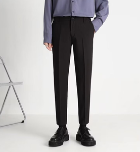 Pantalons de costume pour hommes de qualité supérieure, coupe courte, taille haute, multicolores - Product Image 4