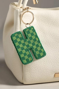 Porte-clés Écologique Perlé Motif Fleur Mignonne, Breloque de Sac, Pendentif de Voiture, Cadeau pour Femme, Artisanat en Perles de Rocaille, Anniversaire de Mariage - Product Image 5